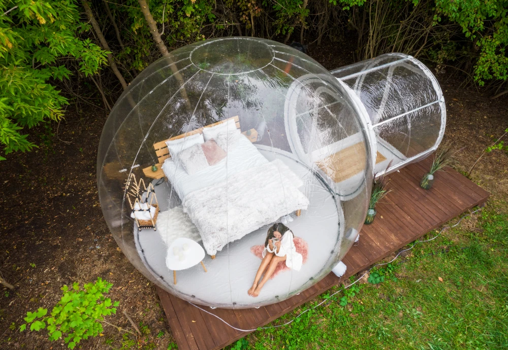 lawn bubble tent